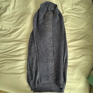 GAP long knit sleeveless cardigan blue marl Size M